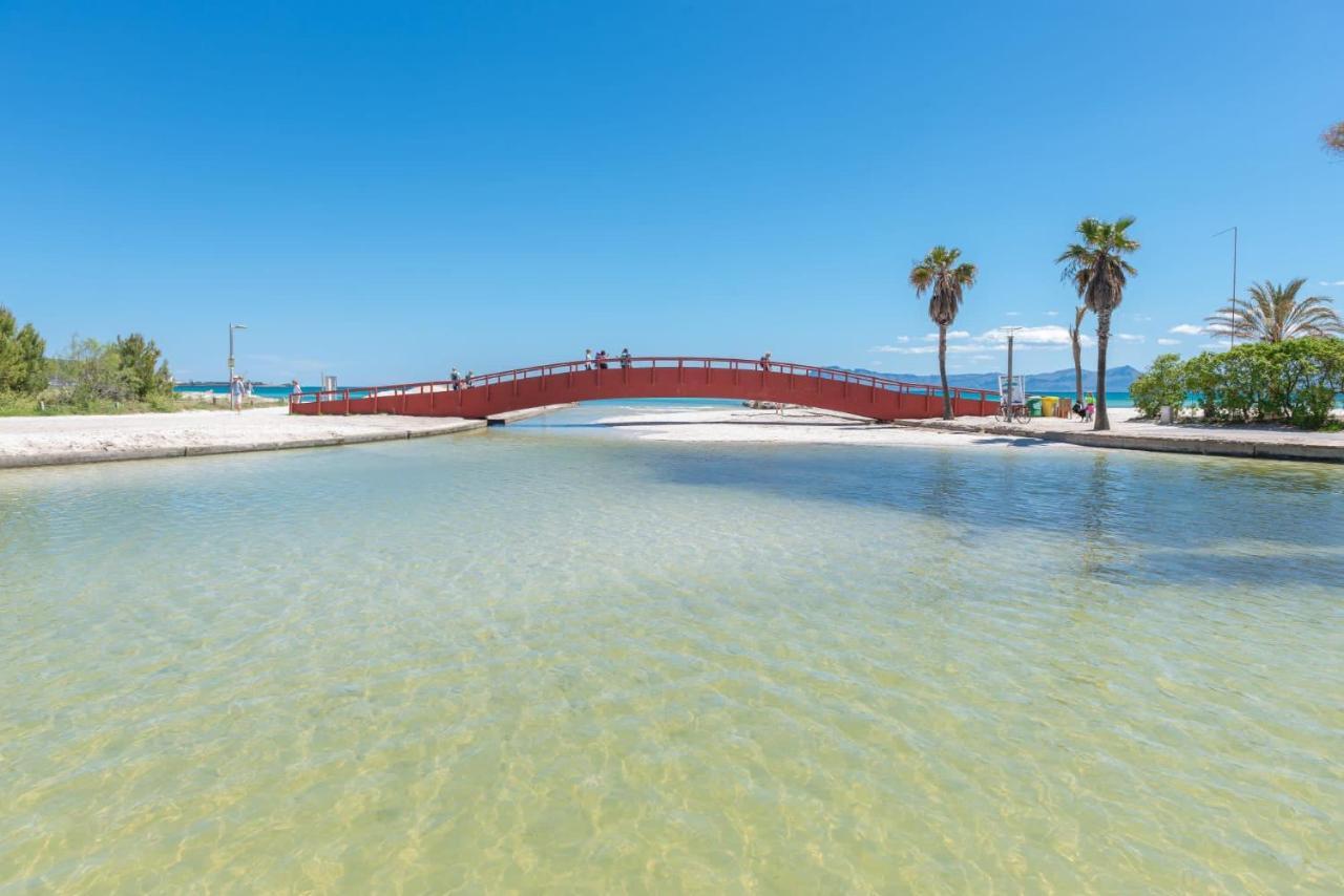Bonito Y Relajante Apartamento En Puerto Alcudia Kültér fotó